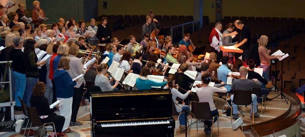 Peter Laskowski - Conduktor - Rehearsal Peter Laskowski - Conduktor - Rehearsal